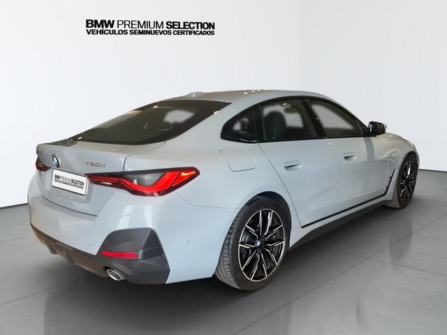 BMW Serie 4 420d Gran Coupe color Gris. Año 2024. 140KW(190CV). Diésel. En concesionario Automotor Premium Marbella - Málaga de Málaga