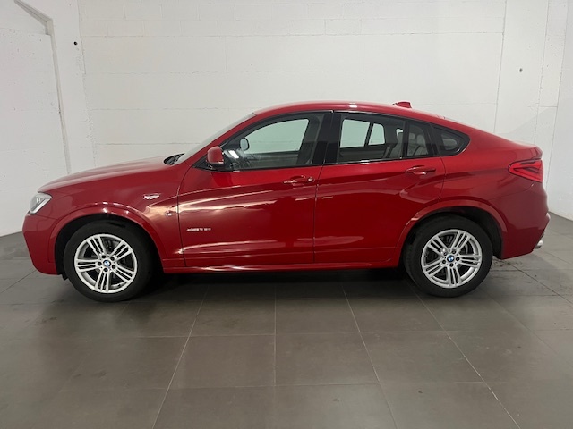 BMW X4 xDrive35d color Rojo. Año 2015. 230KW(313CV). Diésel. En concesionario Amiocar S.A. de Coruña