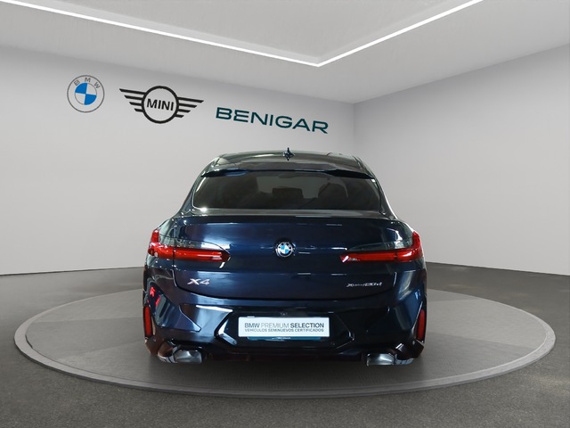 BMW X4 xDrive20d color Negro. Año 2024. 140KW(190CV). Diésel. En concesionario FINESTRAT Automoviles Fersan, S.A. de Alicante