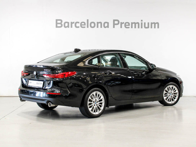BMW Serie 2 220d Gran Coupe color Negro. Año 2019. 140KW(190CV). Diésel. En concesionario Barcelona Premium -- GRAN VIA de Barcelona