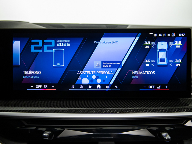 BMW M X6 M color Negro. Año 2025. 460KW(625CV). Gasolina. En concesionario BMW Fuenteolid Valladolid de Valladolid