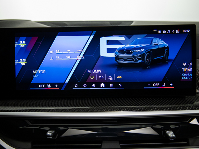 BMW M X6 M color Negro. Año 2025. 460KW(625CV). Gasolina. En concesionario BMW Fuenteolid Valladolid de Valladolid