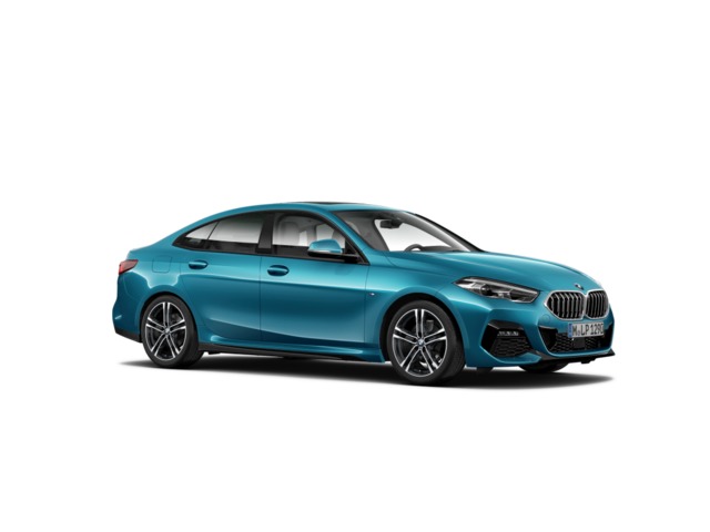 BMW Serie 2 218i Gran Coupe color Azul. Año 2021. 103KW(140CV). Gasolina. En concesionario Vehinter Alcorcón de Madrid