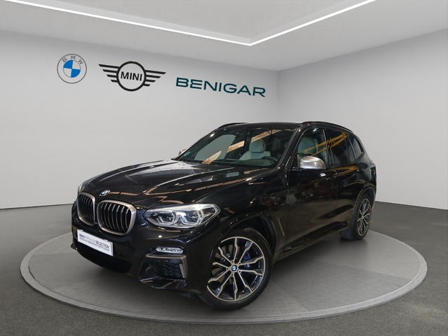 BMW X3 M40i color Negro. Año 2018. 265KW(360CV). Gasolina. En concesionario GANDIA Automoviles Fersan, S.A. de Valencia