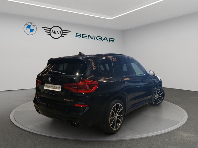 BMW X3 M40i color Negro. Año 2018. 265KW(360CV). Gasolina. En concesionario GANDIA Automoviles Fersan, S.A. de Valencia