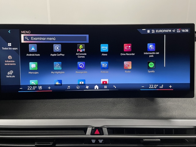 BMW iX xDrive45 color Gris. Año 2025. 300KW(408CV). Eléctrico. En concesionario Maberauto de Castellón