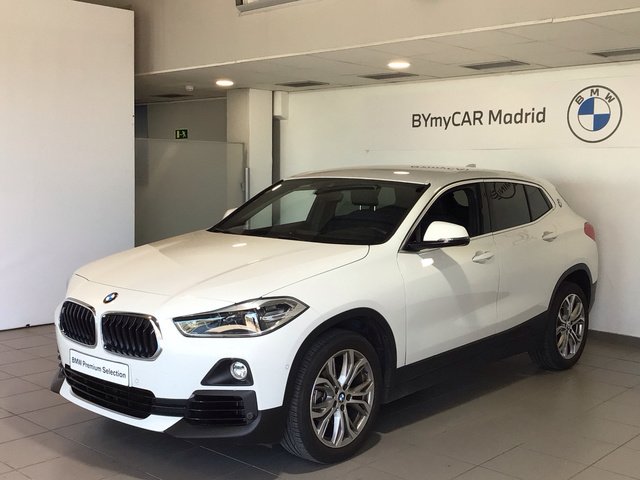BMW X2 sDrive18i color Blanco. Año 2020. 103KW(140CV). Gasolina. En concesionario BYmyCAR Madrid - Alcalá de Madrid