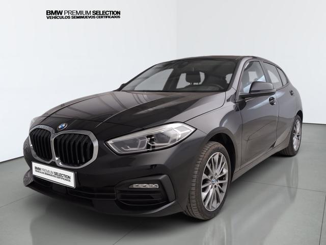 BMW Serie 1 118i color Negro. Año 2024. 103KW(140CV). Gasolina. En concesionario Automotor Premium Velázquez - Málaga de Málaga