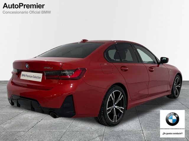 BMW Serie 3 318d color Rojo. Año 2024. 110KW(150CV). Diésel. En concesionario Auto Premier, S.A. - MADRID de Madrid