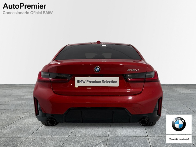 BMW Serie 3 318d color Rojo. Año 2024. 110KW(150CV). Diésel. En concesionario Auto Premier, S.A. - MADRID de Madrid