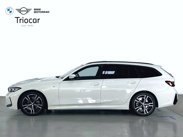 BMW Serie 3 318d Touring color Blanco. Año 2025. 110KW(150CV). Diésel. En concesionario Triocar Gijón (Bmw y Mini) de Asturias