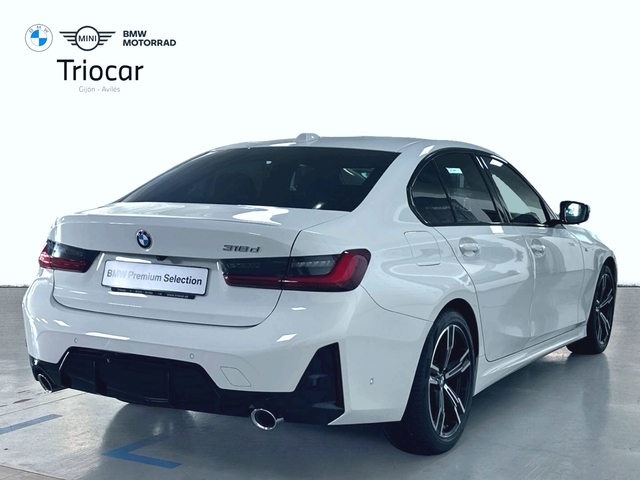 BMW Serie 3 318d color Blanco. Año 2025. 110KW(150CV). Diésel. En concesionario Triocar Gijón (Bmw y Mini) de Asturias