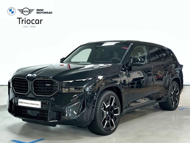 BMW XM 50e color Negro. Año 2025. 350KW(476CV). Híbrido Electro/Gasolina. En concesionario Triocar Gijón (Bmw y Mini) de Asturias