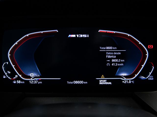 BMW Serie 1 M135i color Gris. Año 2021. 225KW(306CV). Gasolina. En concesionario BMW Fuenteolid Valladolid de Valladolid