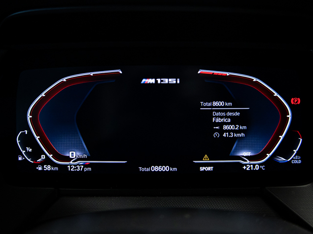 BMW Serie 1 M135i color Gris. Año 2021. 225KW(306CV). Gasolina. En concesionario BMW Fuenteolid Valladolid de Valladolid