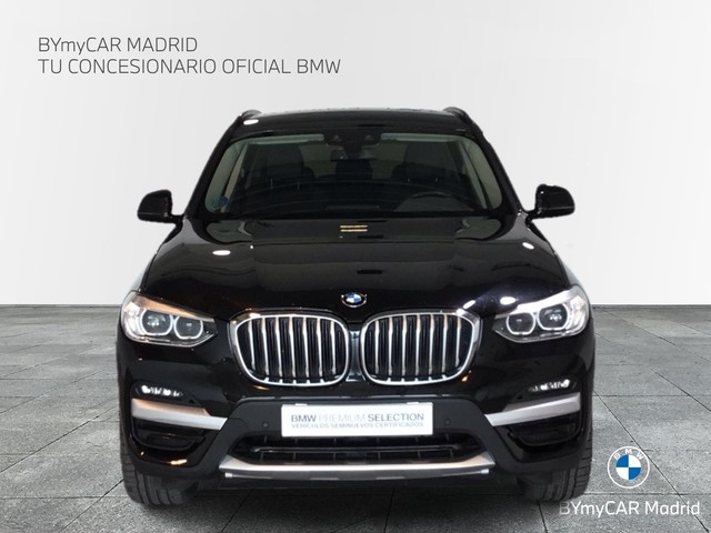 BMW X3 xDrive20d color Negro. Año 2021. 140KW(190CV). Diésel. En concesionario BYmyCAR Madrid - Algete de Madrid