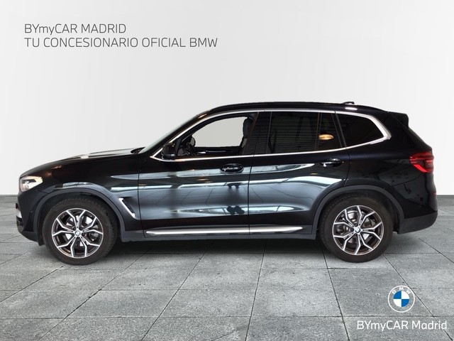 BMW X3 xDrive20d color Negro. Año 2021. 140KW(190CV). Diésel. En concesionario BYmyCAR Madrid - Algete de Madrid