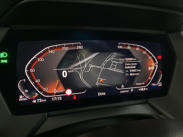 BMW Serie 1 118d color Blanco. Año 2021. 110KW(150CV). Diésel. En concesionario Hispamovil Elche de Alicante