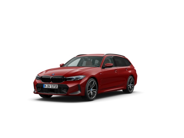 BMW Serie 3 330e Touring color Rojo. Año 2024. 215KW(292CV). Híbrido Electro/Gasolina. En concesionario San Pablo Motor | Su Eminencia de Sevilla
