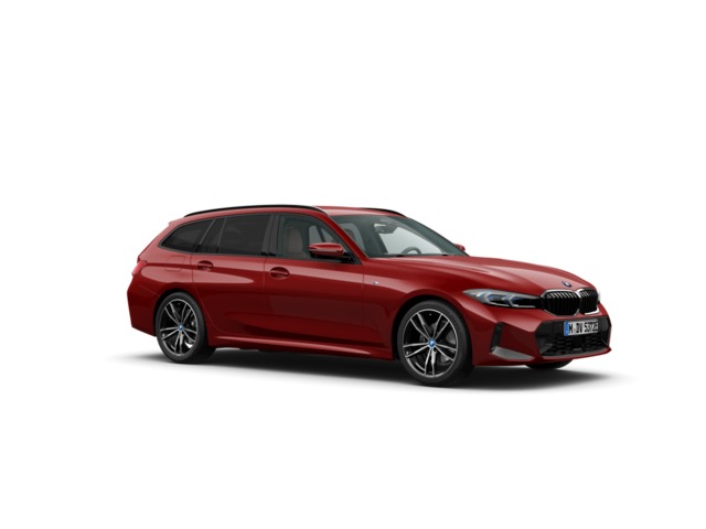BMW Serie 3 330e Touring color Rojo. Año 2024. 215KW(292CV). Híbrido Electro/Gasolina. En concesionario San Pablo Motor | Su Eminencia de Sevilla