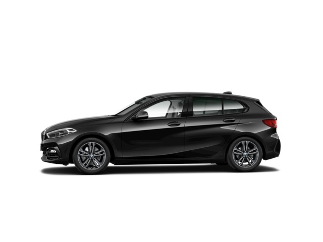 BMW Serie 1 118d color Negro. Año 2024. 110KW(150CV). Diésel. En concesionario Murcia Premium S.L. AV DEL ROCIO de Murcia