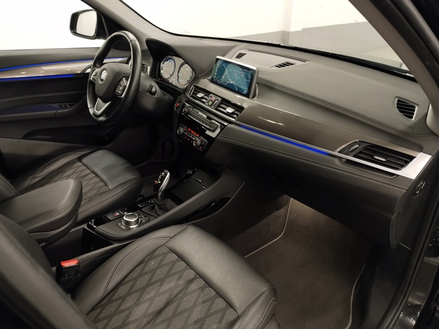 BMW X1 sDrive18d color Negro. Año 2022. 110KW(150CV). Diésel. En concesionario Autoberón de La Rioja