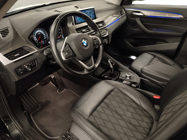 BMW X1 sDrive18d color Negro. Año 2022. 110KW(150CV). Diésel. En concesionario Autoberón de La Rioja