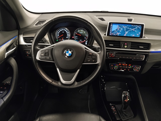 BMW X1 sDrive18d color Negro. Año 2022. 110KW(150CV). Diésel. En concesionario Autoberón de La Rioja