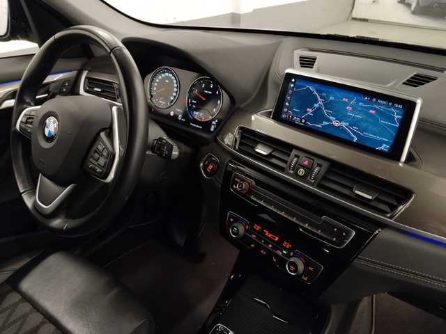 BMW X1 sDrive18d color Negro. Año 2022. 110KW(150CV). Diésel. En concesionario Autoberón de La Rioja