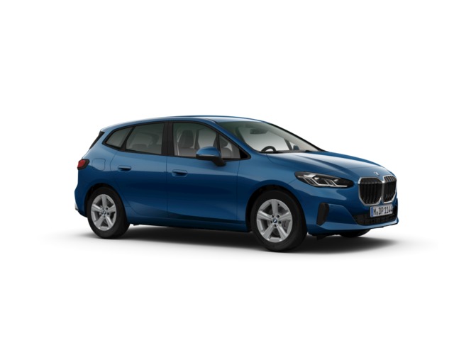 BMW Serie 2 218d Active Tourer color Azul. Año 2022. 110KW(150CV). Diésel. En concesionario BYmyCAR Madrid - Alcalá de Madrid