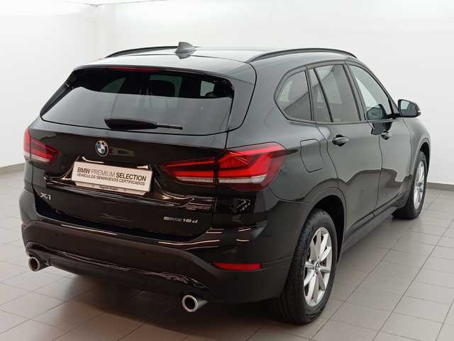 BMW X1 sDrive18d color Negro. Año 2020. 110KW(150CV). Diésel. En concesionario Augusta Aragon S.A. de Zaragoza