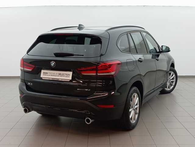 BMW X1 sDrive18d color Negro. Año 2020. 110KW(150CV). Diésel. En concesionario Augusta Aragon S.A. de Zaragoza