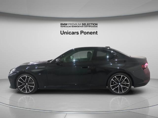 BMW Serie 2 220i Coupe color Negro. Año 2023. 135KW(184CV). Gasolina. En concesionario Unicars Ponent de Lleida