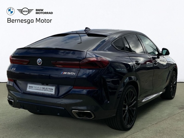 BMW X6 M50i color Azul. Año 2023. 390KW(530CV). Gasolina. En concesionario Bernesga Motor León (Bmw y Mini) de León