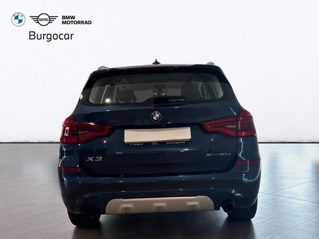 BMW X3 xDrive30d color Azul. Año 2019. 195KW(265CV). Diésel. En concesionario Burgocar (Bmw y Mini) de Burgos