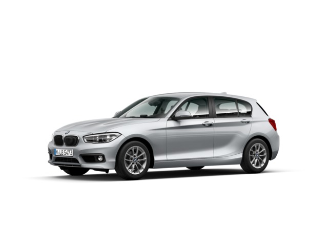 BMW Serie 1 116d color Gris Plata. Año 2018. 85KW(116CV). Diésel. En concesionario Barcelona Premium -- GRAN VIA de Barcelona