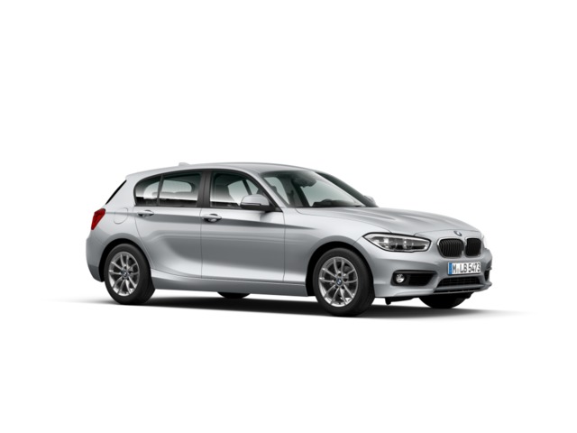 BMW Serie 1 116d color Gris Plata. Año 2018. 85KW(116CV). Diésel. En concesionario Barcelona Premium -- GRAN VIA de Barcelona