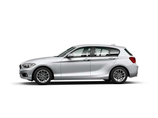 BMW Serie 1 116d color Gris Plata. Año 2018. 85KW(116CV). Diésel. En concesionario Barcelona Premium -- GRAN VIA de Barcelona