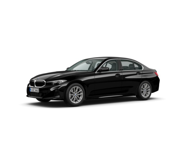 BMW Serie 3 318d color Negro. Año 2024. 110KW(150CV). Diésel. En concesionario Momentum S.A. de Madrid