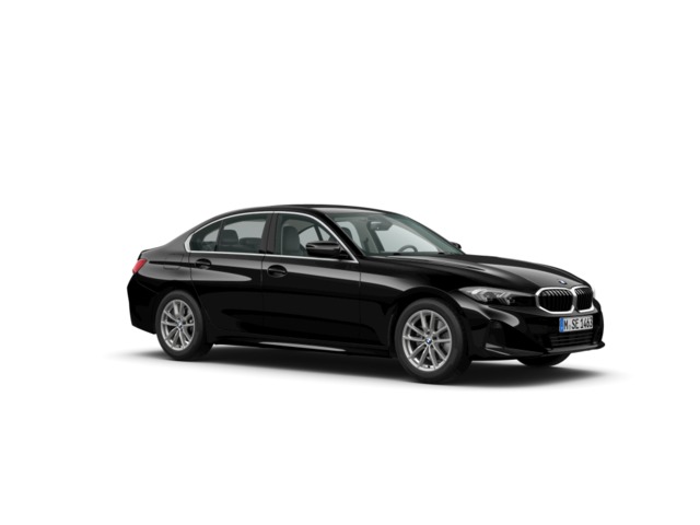 BMW Serie 3 318d color Negro. Año 2024. 110KW(150CV). Diésel. En concesionario Momentum S.A. de Madrid