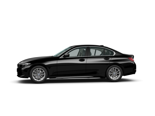 BMW Serie 3 318d color Negro. Año 2024. 110KW(150CV). Diésel. En concesionario Momentum S.A. de Madrid