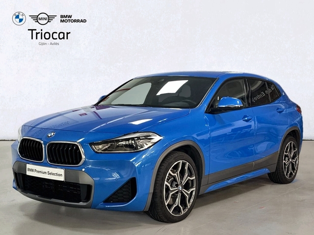 BMW X2 sDrive20i color Azul. Año 2021. 141KW(192CV). Gasolina. En concesionario Triocar Gijón (Bmw y Mini) de Asturias