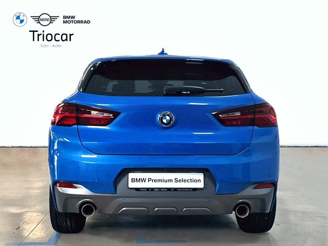 BMW X2 sDrive20i color Azul. Año 2021. 141KW(192CV). Gasolina. En concesionario Triocar Gijón (Bmw y Mini) de Asturias