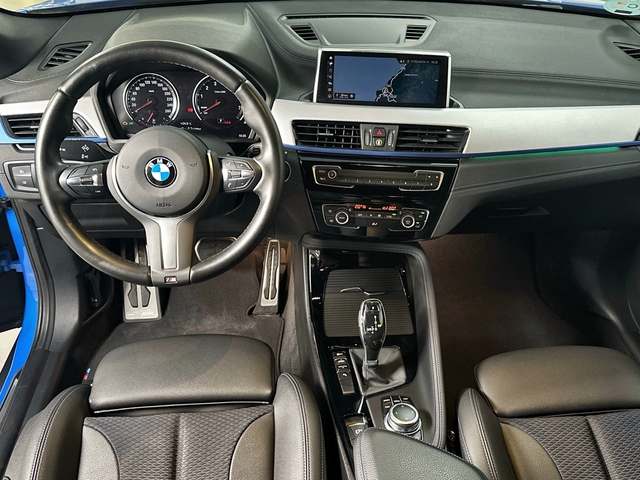 BMW X2 sDrive20i color Azul. Año 2021. 141KW(192CV). Gasolina. En concesionario Triocar Gijón (Bmw y Mini) de Asturias