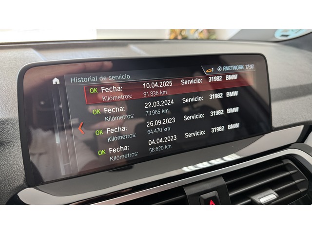 BMW X3 xDrive20d 140 kW (190 CV)