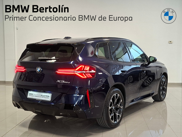 BMW X3 xDrive20d color Azul. Año 2025. 145KW(197CV). Diésel. En concesionario Automoviles Bertolin, S.L. de Valencia