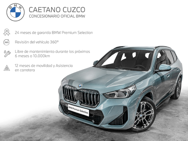 BMW X1 sDrive20i color Verde. Año 2024. 125KW(170CV). Gasolina. En concesionario Caetano Cuzco, Salvatierra de Madrid