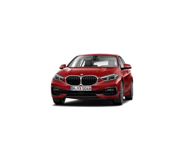 BMW Serie 1 116d color Rojo. Año 2021. 85KW(116CV). Diésel. En concesionario Hispamovil Elche de Alicante
