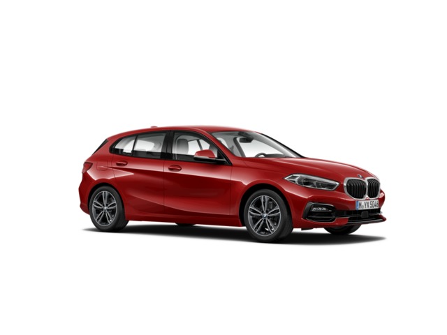 BMW Serie 1 116d color Rojo. Año 2021. 85KW(116CV). Diésel. En concesionario Hispamovil Elche de Alicante