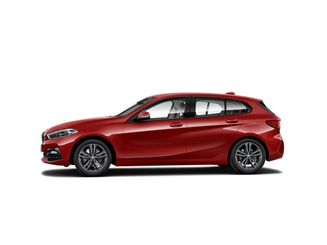 BMW Serie 1 116d color Rojo. Año 2021. 85KW(116CV). Diésel. En concesionario Hispamovil Elche de Alicante
